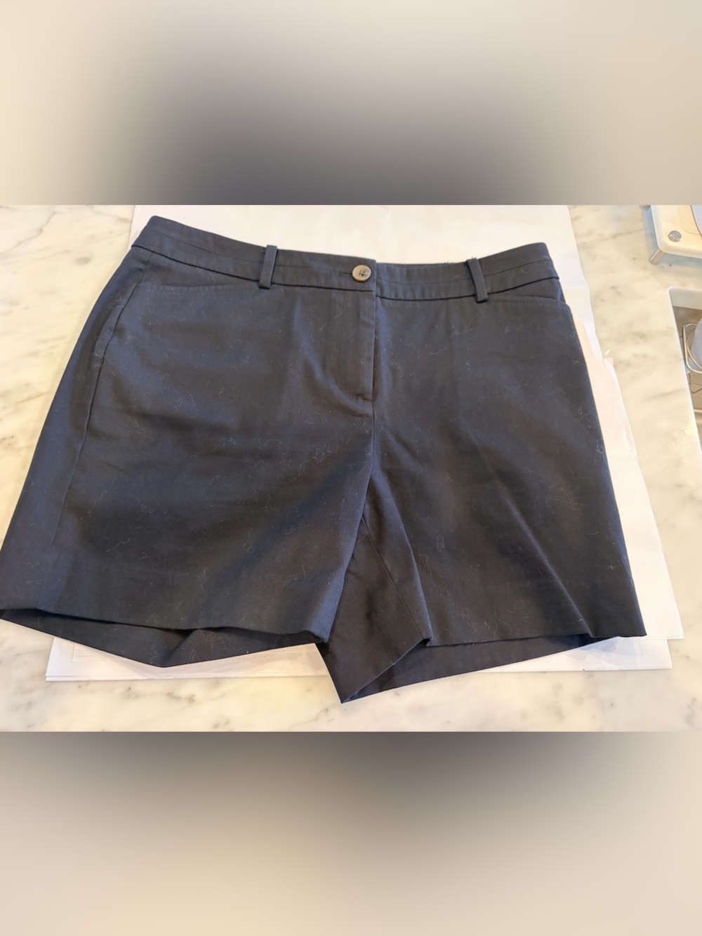 Talbots ladies Navy Relaxed Shorts